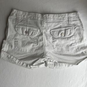 Guess Shorts Cargo Women's 25 White Y2K Vintage